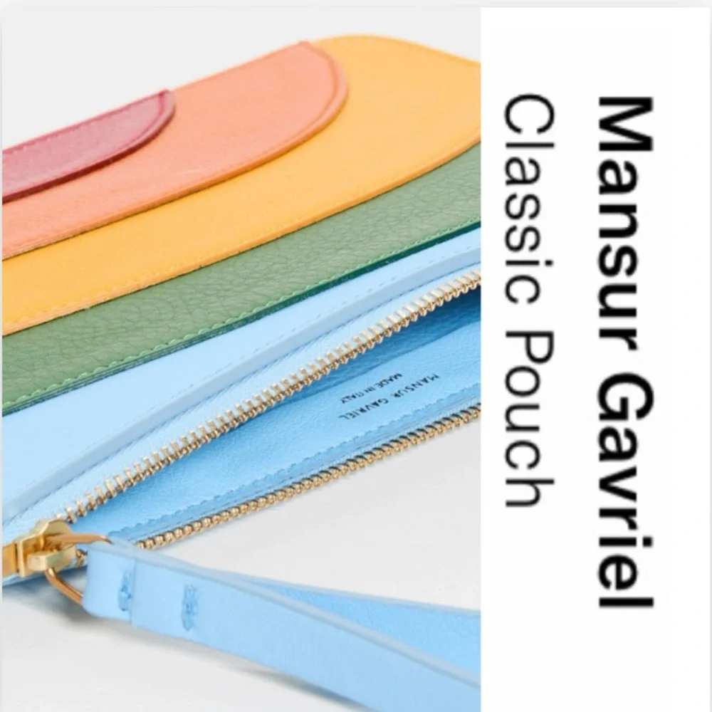 ❤️DEAL! Mansur Gavriel Classic Pouch in 🌈 Rainbow - Picture 3 of 15